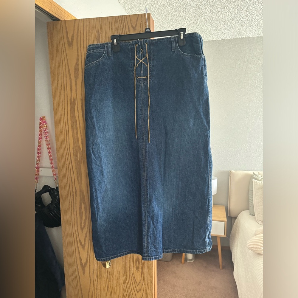 Vintage Jean skirt!